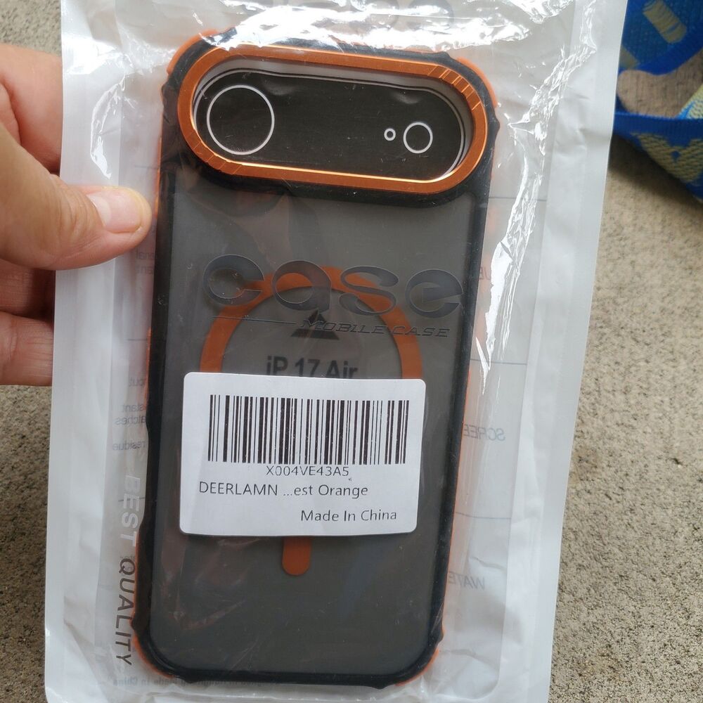 For IPhone 17 Air Orange Case